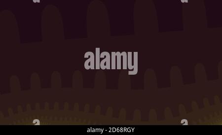 Sfondo colorato della scena notturna di Halloween. Foto Stock