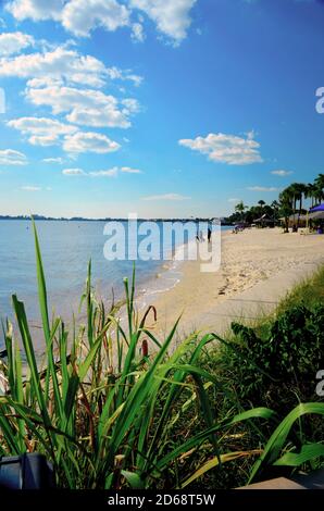 Cape Coral Yacht Club Community Park, Florida Foto Stock