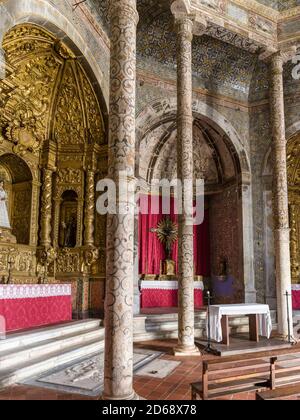 Igreja das Dominicas nossa senhora da consolacao, chiesa dominicana. Elvas nell'Alentejo vicino al confine con la spagna. Elvas è elencato come worl UNESCO Foto Stock