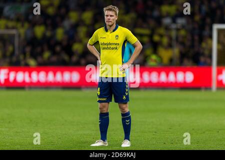 Brondby, Danimarca. 15 settembre 2019. Sigurd Rosted (4) di Broendby SE visto durante la partita 3F Superliga tra Broendby IF e FC Nordsjaelland al Brondby Stadium. (Photo credit: Gonzales Photo - Thomas Rasmussen). Foto Stock