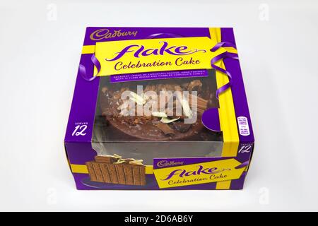 Torta di festa di Cadbury Flake Foto Stock