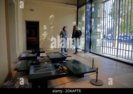 Mostra multimediale della‘s vita parigina durante l'invasione nazista nel Museo della Liberazione di Parigi.Paris.France Foto Stock