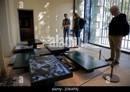 Mostra multimediale della‘s vita parigina durante l'invasione nazista nel Museo della Liberazione di Parigi.Paris.France Foto Stock