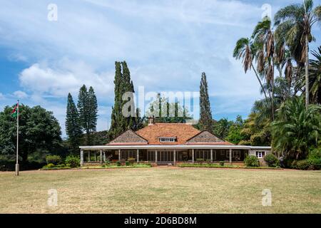 Di fronte al museo e alla casa di Karen Blixen Foto Stock