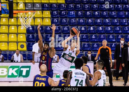 Onstantinos Mitoglou di Panathinaikos OPAP durante la Turco Airlines Eurolega Partita di basket tra FC Barcelona e Panathinaikos OPAP a ottobre Foto Stock