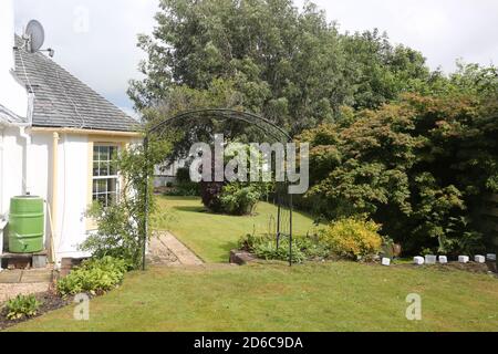 Whiteleys Retreat, Nr Alloway, South Ayshire, Scozia, Regno Unito. Questa ex fattoria è stata acquistata dalla carità conosciuta come ritiro Whitleys. La carità è gestita da volontari e fornisce brevi pause terapeutiche per bambini, giovani e le loro famiglie con cancro e malattie che alterano la vita nel Regno Unito Foto Stock