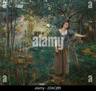 Joan of Arc, Jules Bastein-Lepage, 1879, Metropolitan Museum of Art, Manhattan, New York City, USA, Nord America Foto Stock