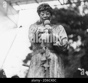 Ella Fitzgerald, Capital radio Jazz Festival, Knebworth, Herts, 1981. Foto Stock