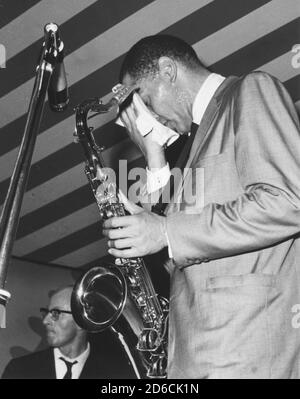 Dexter Gordon, Marquee Club, Londra, 1962. Foto Stock