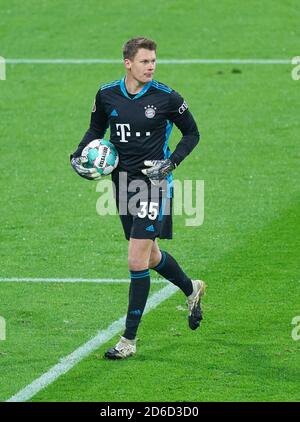 Alexander Nuebel, portiere FCB 35 FC BAYERN MUENCHEN - 1.FC DUEREN 3-0 DFB-Pokal erste Runde, Trofeo di Calcio tedesco , Monaco di Baviera, 15 ottobre 2020 Stagione 2020/2021, Calcio, München, Monaco di Baviera © Peter Schatz / Alamy Live News Foto Stock