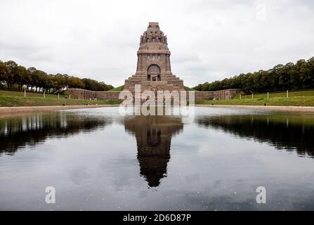 05.09.2020, Lipsia, Sassonia, Germania - Monumento alla Battaglia delle Nazioni. 00X200905D004CAROEX.JPG [RELEASE MODELLO: NO, RELEASE PROPRIETÀ: NO (C) AUTO Foto Stock