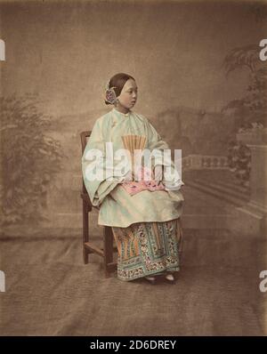 Femme du Lanxchow, 1870. Foto Stock