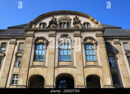 Moenchengladbach città in Germania. Palazzo del tribunale distrettuale (Landgericht). Foto Stock