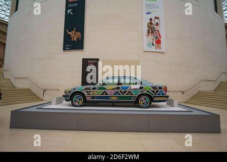 Interni e mostre provenienti da diverse parti del famoso British Museum, Londra, Inghilterra, Regno Unito. Foto Stock