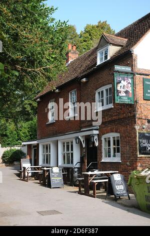 Tre Horseshoes, Willan, Hertfordshire Foto Stock