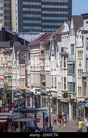 Vecchie case a Sternstrasse, Bonn, Nord Reno-Westfalia, Germania, Europa Foto Stock