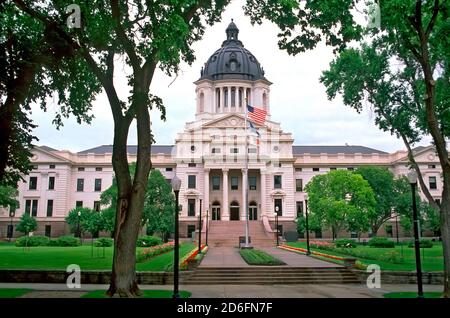 Pierre South Dakota State Capitol Building Foto Stock