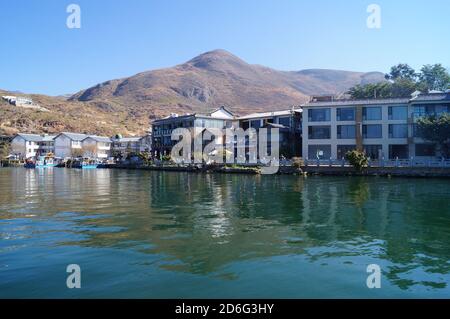 Paesaggio Cangshan (Cang Mountain) girato nel 2014 Foto Stock