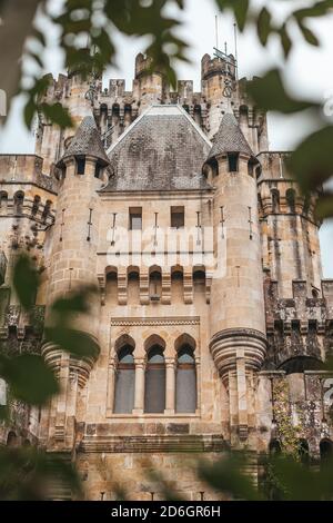 Castello medievale di Butron a Vizcaya Foto Stock