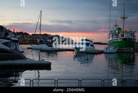 La nave da crociera Rogaland Norway attraccata a Stavanger City Sentrum Foto Stock