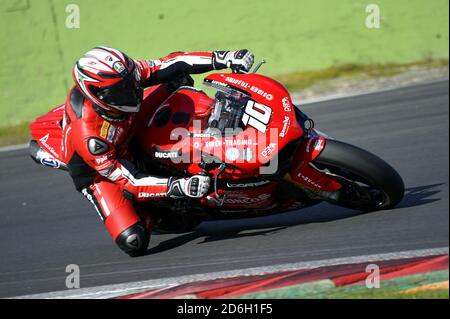 Vallelunga, Italia. 17 Ott 2020. Lorenzo Savadori round 4 Vallelunga elfciv2020 campione Italiano in occasione di R4 Elf Civ 20, CIV - Campionato Italiano velocità a vallelunga, Italia, ottobre 17 2020 Credit: Independent Photo Agency/Alamy Live News Foto Stock