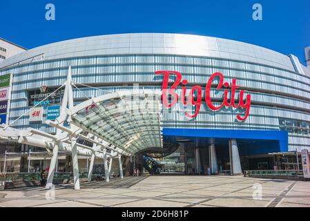 15 ottobre 2020: Centro commerciale Big City a hsinchu, taiwan. È il più grande centro commerciale del nord di Taiwan che offre più di 600 marchi, 70 Foto Stock