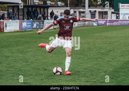 South Shields, Regno Unito. 17 ottobre 2020 - South Shields, Regno Unito: South Shields ha ospitato Matlock Town nel Pitching nella Northern Premier League. Matlock Town ha vinto il 1-0 grazie ad un gol diretto da Alex Byrne. Credit: Thomas Jackson/Alamy Live News Foto Stock