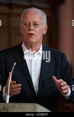 L'ex Ministro Presidente della Renania-Palatinato e Ministro federale della difesa Rudolf Scharping, SPD, St.Goar, Renania-Palatinato, Germania Foto Stock