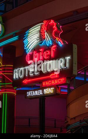 Las Vegas, Neon Foto Stock