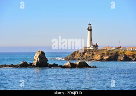 Pigeon Point Lighthouse Foto Stock