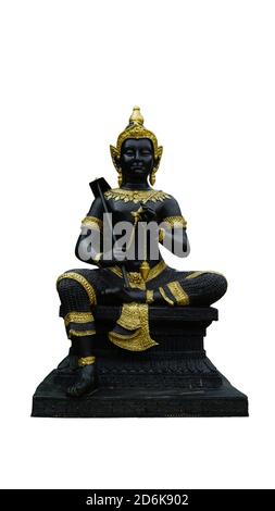 Vishnu su sfondo bianco Foto Stock