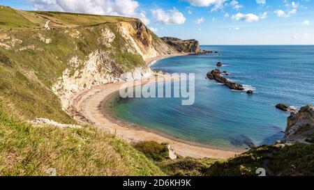 Jurassic Coast View, Dorset, Inghilterra Foto Stock