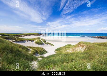 Spiaggia a Baleloch, North Uist, Ebridi Esterne, Scozia Foto Stock