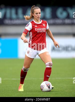 Lia Joelle Walti dell'Arsenal durante la partita della Super League delle Femminile al Meadow Park, Londra. Foto Stock