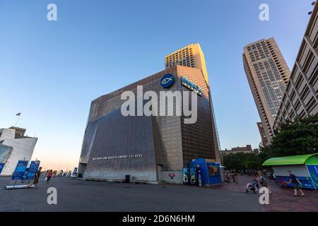 Matthew e marcia Simons IMAX Theatre, Central Wharf, Boston, Massachusetts, USA Foto Stock