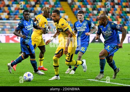 Friuli - Stadio Dacia Arena, udine, 18 Ott 2020, Azevedo Hernani (Parma) durante Udinese Calcio vs Parma Calcio 1913, Calcio italiano Serie A match - Credit: LM/Ettore Griffoni/Alamy Live News Foto Stock