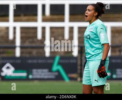 Bromley, Regno Unito. 18 Ott 2019. BROMLEY, REGNO UNITO OTTOBRE 18 :Chloe Morgan of Crystal Palace Women durante il campionato femminile fa tra Crystal Palace Women e Leicester City Women allo stadio Hayes Lane, Bromley, Regno Unito il 18 Ottobre 2020 Credit: Action Foto Sport/Alamy Live News Foto Stock