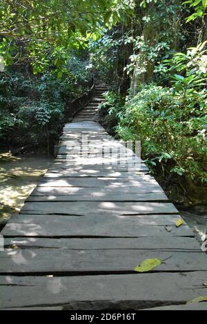 Erawan Nationalpark in Thailandia Foto Stock