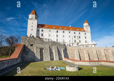 Castello di Bratislava, Foto Stock