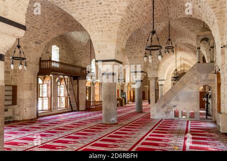 Antakya, Hatay / Turchia - Ottobre 08 2020: Vista interna della Moschea Antakya Ulu Cami Foto Stock