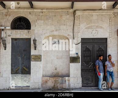 Antakya, Hatay / Turchia - Ottobre 08 2020: Vista sinagoga ebraica Antakya Foto Stock