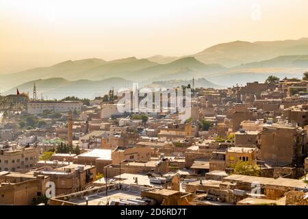 Vista panoramica sulla città vecchia di Mardin. Turchia Foto Stock
