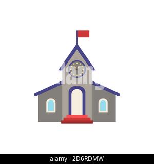 Icona comunale. Elemento semplice dalla collezione di edifici. Creative Municipal icona per web design, modelli, infografiche e altro ancora Illustrazione Vettoriale