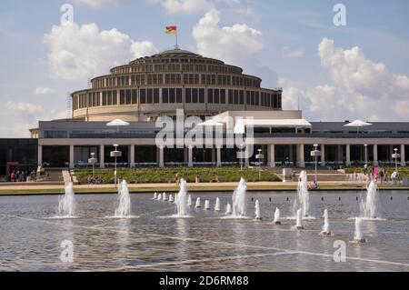 Sala Centennial a Wroclaw. Polonia Foto Stock