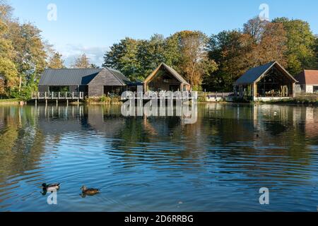 Weald and Downland Living Museum, un museo all'aperto vicino a Singleton nel West Sussex, Inghilterra, Regno Unito Foto Stock