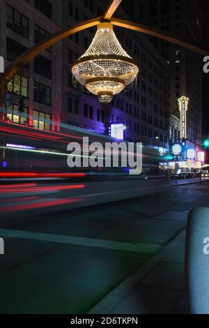 Playhouse Square a Cleveland, Ohio, Stati Uniti Foto Stock