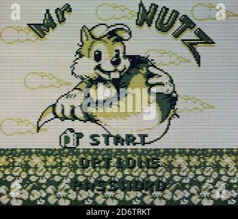 MR Nutz - Nintendo Gameboy Videogame - solo per uso editoriale Foto Stock