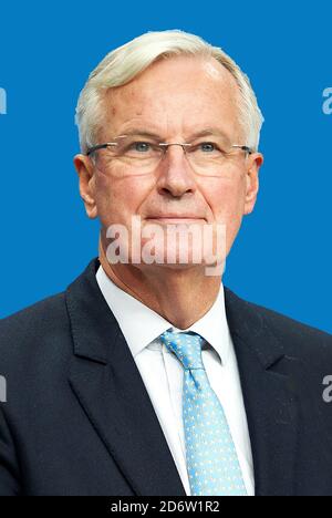 Michel Barnier - * 09.01.1951: politico francese europeo e Capo negoziatore per il Regno Unito in uscita l'Unione europea, 2010 a 2014 Commiss Foto Stock