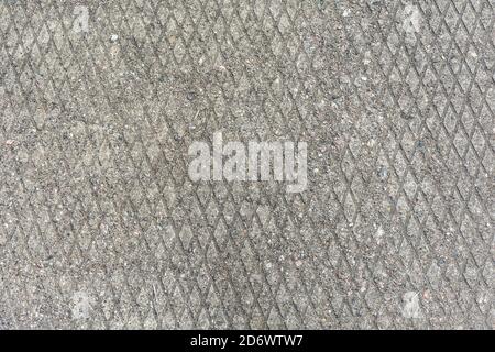 Struttura di lastra grigia di cemento all'aria. Foto Stock