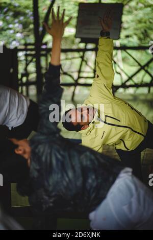 Amazon Jungle Yoga Retreat Foto Stock